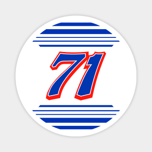 Rajah Caruth #71 2024 NASCAR Design Magnet